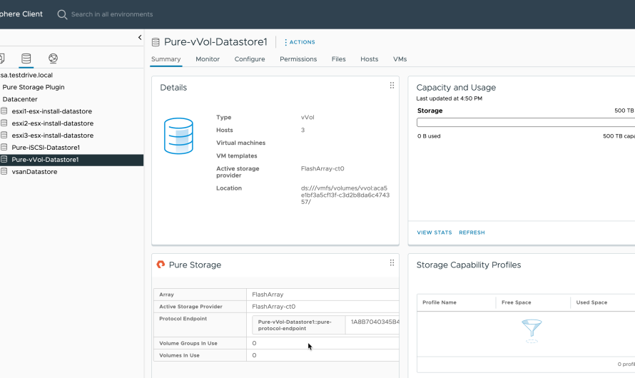 How do I add Pure Storage FlashArray to vSAN or VxRail? – Part 3 vVols
